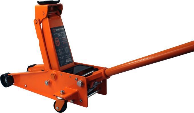 Домкрат Вихрь гидравлический подкатной ДМК-3Б (3 т, 115-470 мм, быстрый подъём) (73/5/4/3)