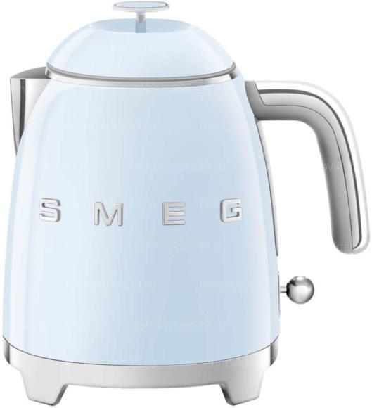 Электрический чайник Smeg KLF05PBEU голубой купить по низкой цене в интернет-магазине ТехноВидео