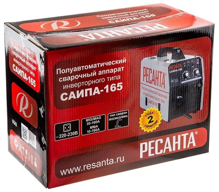 Сварочный полуавтомат Ресанта САИПА-165 (MIG/MAG) (65/8)