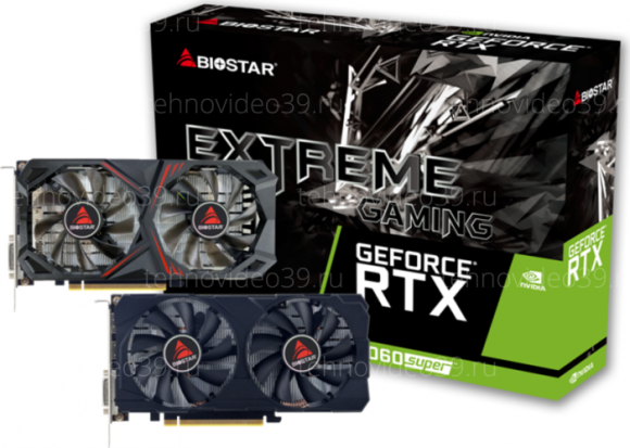 Видеокарта Biostar GeForce RTX2060 SUPER GPU GDDR6 8192Mb 256-bit. 1x DVI 1x Display Port 1.4a 1x купить по низкой цене в интернет-магазине ТехноВидео