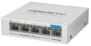 Коммутатор Keenetic PoE+ Switch 5 (KN-4610) купить по низкой цене в интернет-магазине ТехноВидео