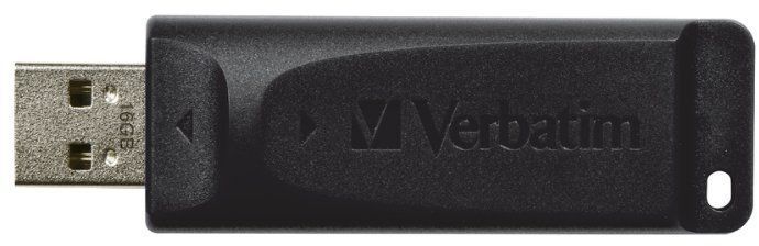 USB Flash Drive128GB Verbatim (Slider) USB2.0 (49328)