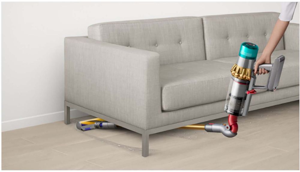 Вертикальный пылесос Dyson V15 Detect Absolute (SV22) EU, yellow/nickel