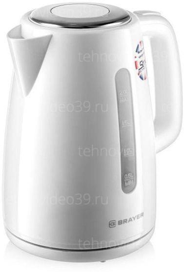 Электрический чайник Brayer BR1058WH белый купить по низкой цене в интернет-магазине ТехноВидео