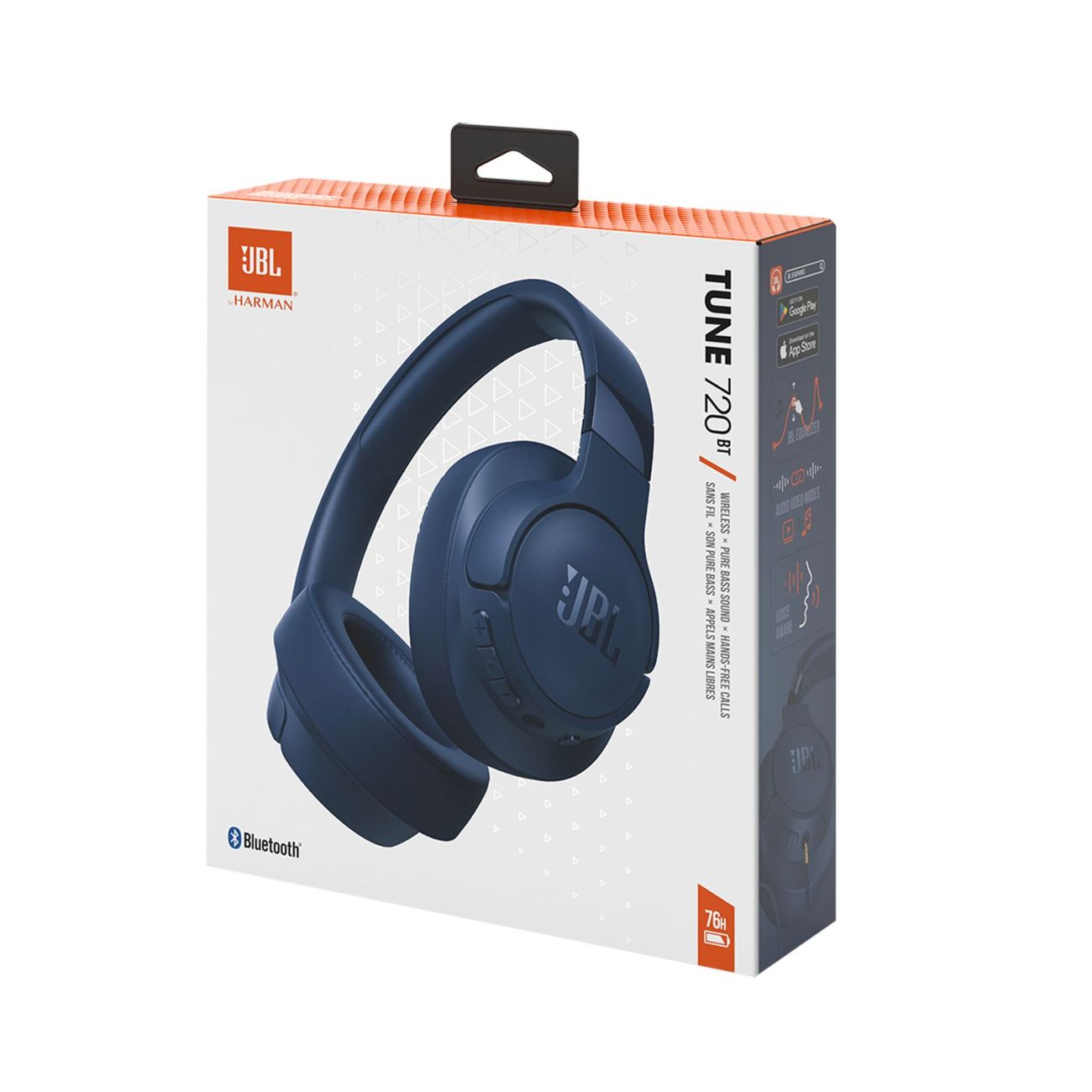 Беспроводные наушники с микрофоном JBL T720BT Blue