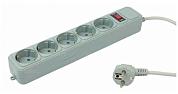 Сетевой фильтр 3.0 м PC PET AP01006-3-G (5 розеток) серый