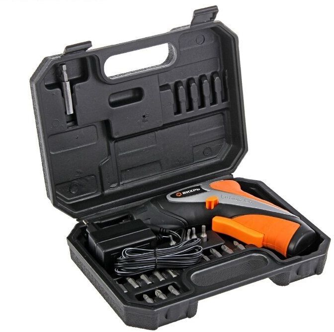 Отвертка аккумуляторная ОА-3,6-К Вихрь (72/14/10)