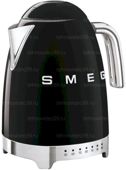 Электрический чайник Smeg KLF04BLEU черный купить по низкой цене в интернет-магазине ТехноВидео