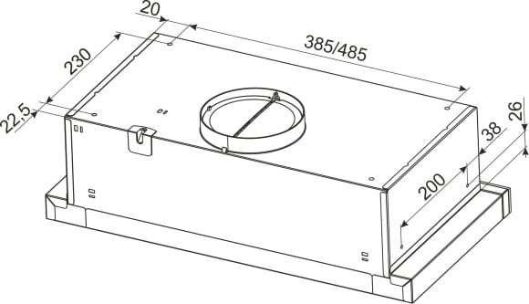 Вытяжка Eleyus CCN L 14 150 60 WH белый