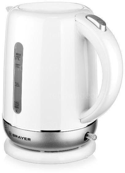 Электрический чайник Brayer BR1011 белый купить по низкой цене в интернет-магазине ТехноВидео