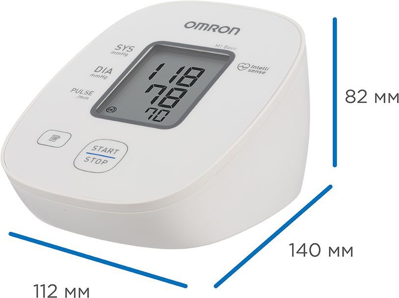 Измеритель артериального давления и частоты пульса автоматический Omron M1 Basic (ARU)