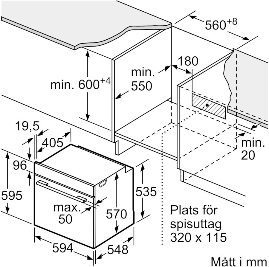 Духовой шкаф Bosch HBA530BB0S черный