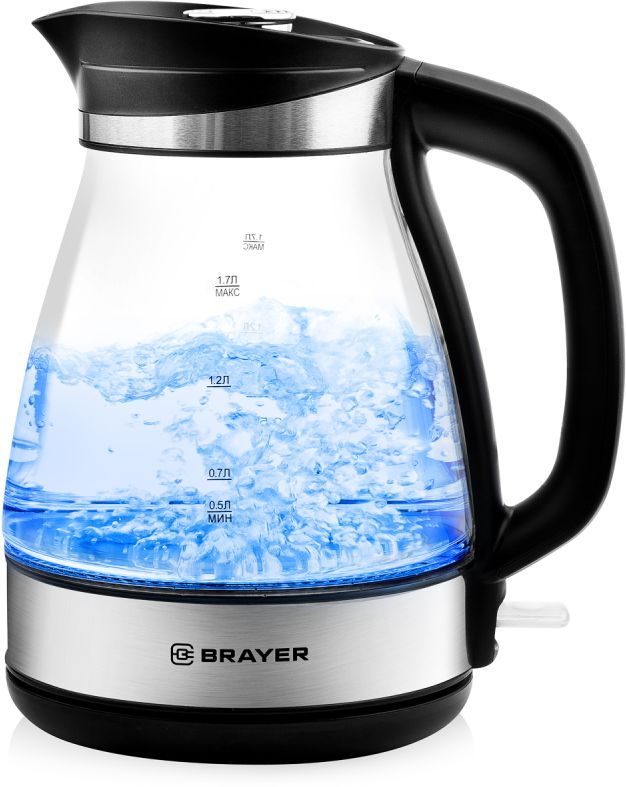 Электрический чайник Brayer BR1048 стекло