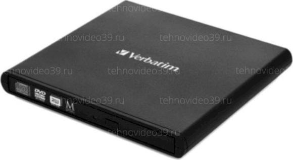 Оптический привод Verbatim внешний DVD+/-RW mobile DVD ReWriter USB2,0 Black (53504) купить по низкой цене в интернет-магазине ТехноВидео