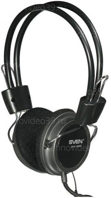 Наушники + микрофон SVEN AP-520 (регулятор громкости, регулируемое оголовье) (SV-0410520) купить по низкой цене в интернет-магазине ТехноВидео