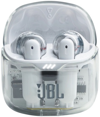 Наушники беспроводные JBL Tune Flex Ghost Edition White