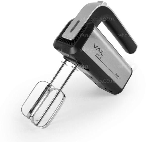 Миксер VAIL VL-5609, черный/серебристый купить по низкой цене в интернет-магазине ТехноВидео