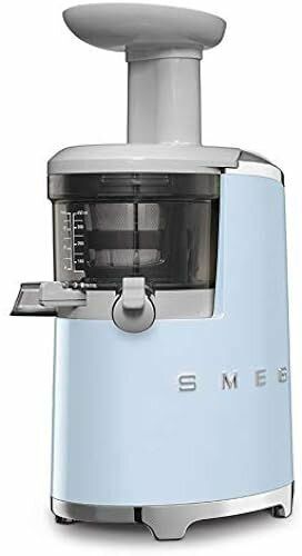 Соковыжималка шнековая Smeg SJF01PBEU голубой