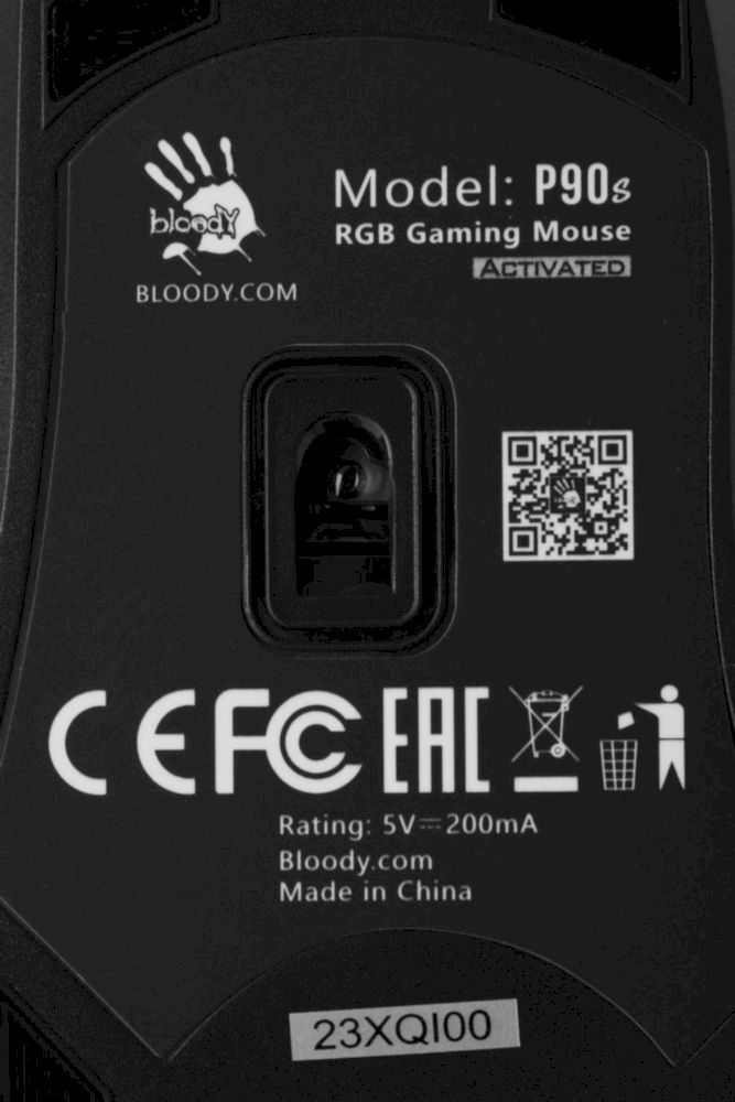 Мышь A4Tech Bloody P90s черный