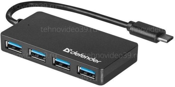 USB разветвитель Defender Quadro Transfer USB 3.1 (83208) купить по низкой цене в интернет-магазине ТехноВидео