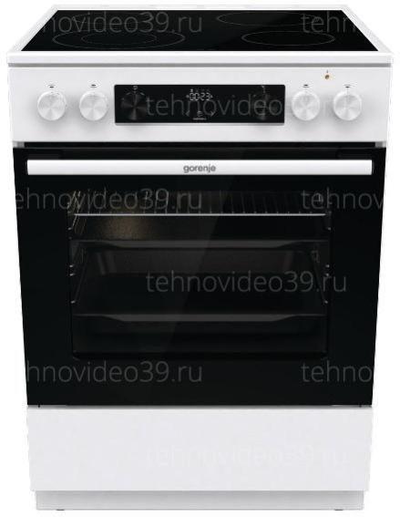 Плита электрическая Gorenje GECS6C70WC (Белый) купить по низкой цене в интернет-магазине ТехноВидео