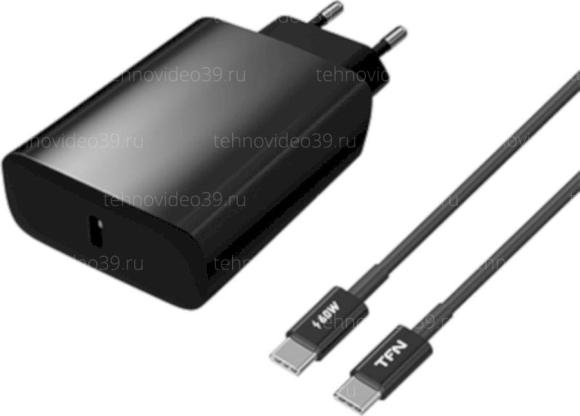 Сетевое зарядное устройство TFN WC36 TypeC, 20Вт, с кабелем TypeC, черный купить по низкой цене в интернет-магазине ТехноВидео