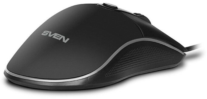 Игровая мышь Sven RX-G940 USB 600-6000 dpi black (SV-016395)