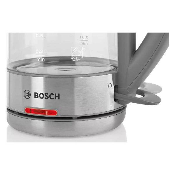 Электрический чайник Bosch TWK7090B нержавеющая сталь