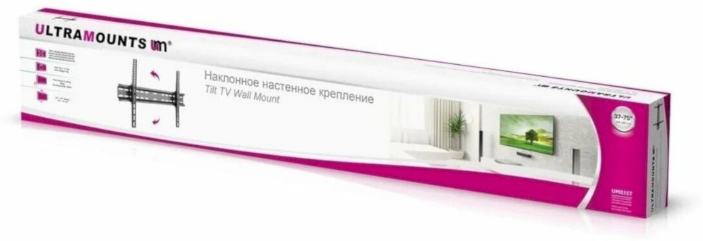 Кронштейн для телевизора Ultramounts UM 835T Черный