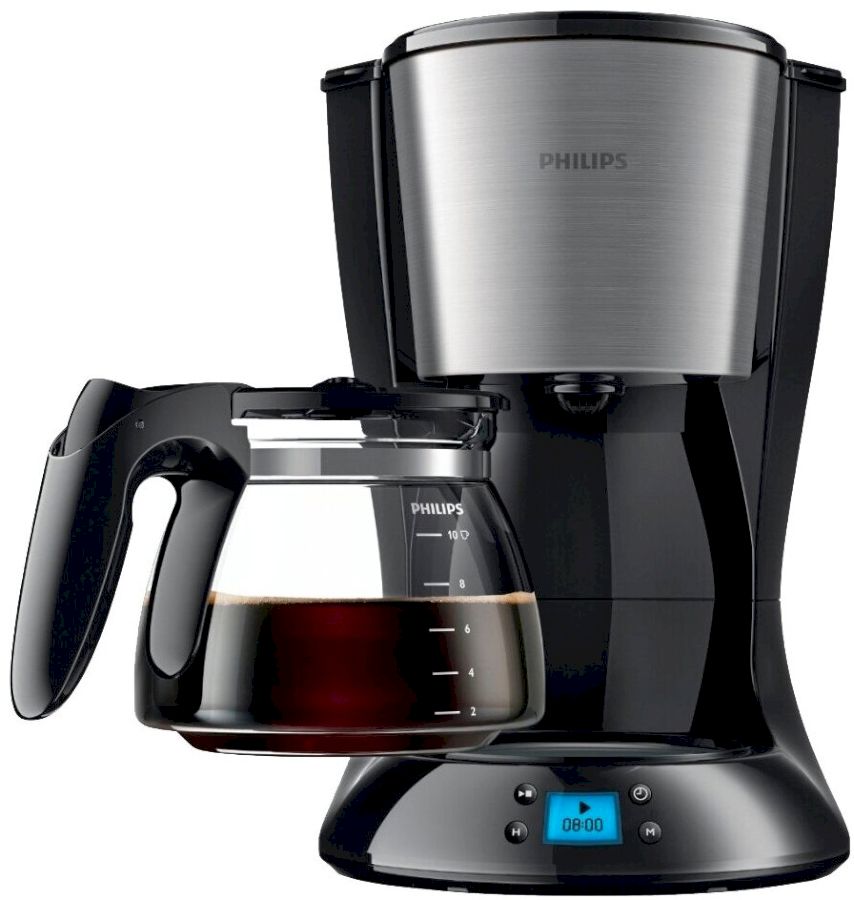 Кофеварка Philips HD7459/20, черный/металлик