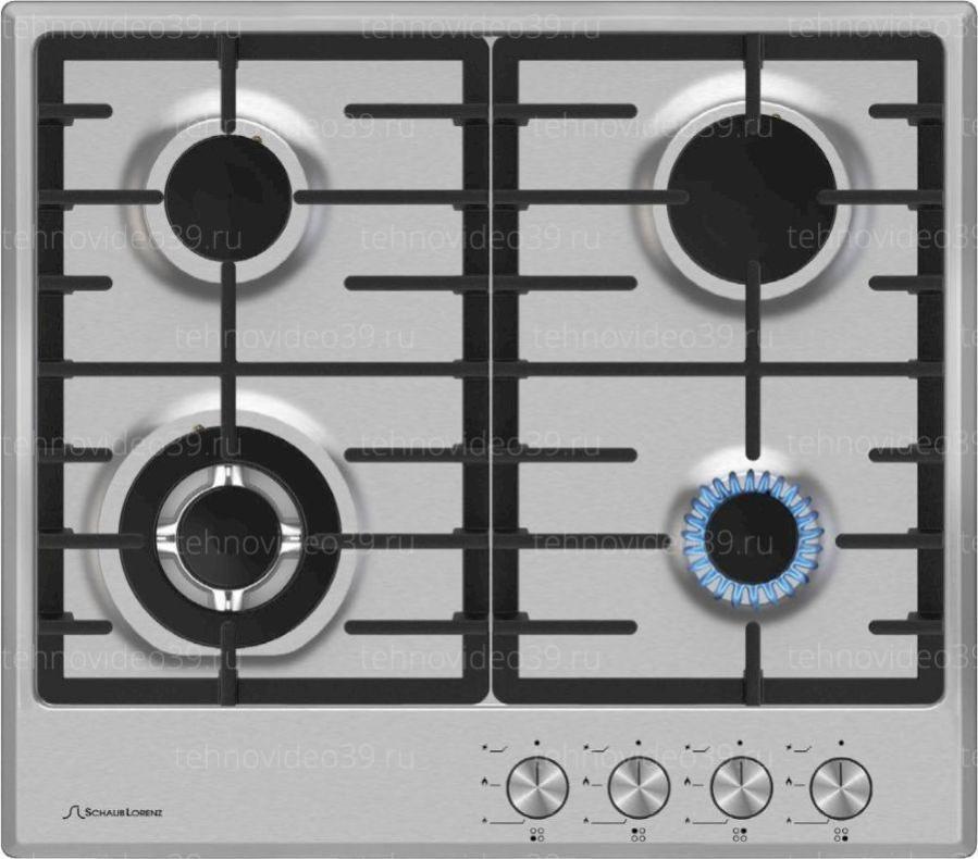 Газовая варочная поверхность Schaub Lorenz SLK GE6521 нерж. купить по низкой цене в интернет-магазине ТехноВидео