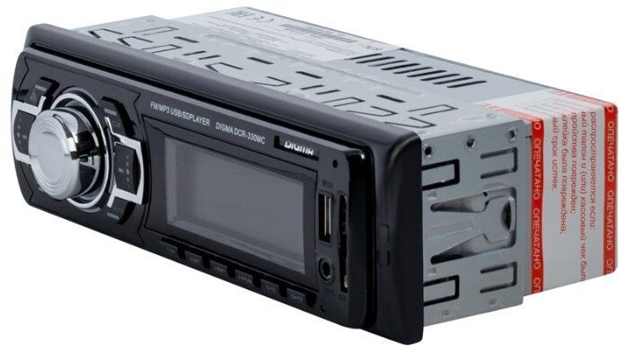 Автомагнитола Digma DCR-330MC 1DIN