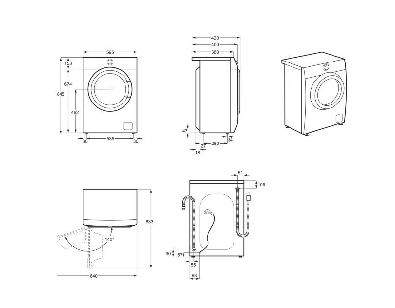 Стиральная машина Electrolux EW 6SN406WI SensiCare 600