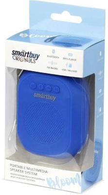 Портативная акустическая система Smartbuy BLOOM, синяя (SBS-150)