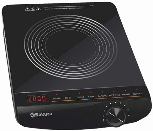 Плитка индукционная Sakura SA-7162 (Чёрный)