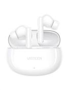 Беспроводные TWS наушники с микрофоном Ugreen WS205 (45585) Earbuds HiTune T6s ANC, белый