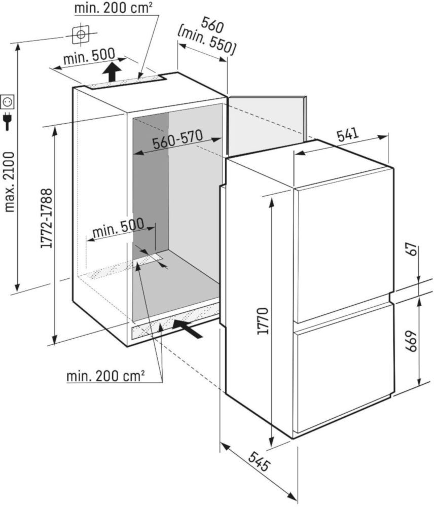 Встраиваемый холодильник Liebherr ICNSd 5123