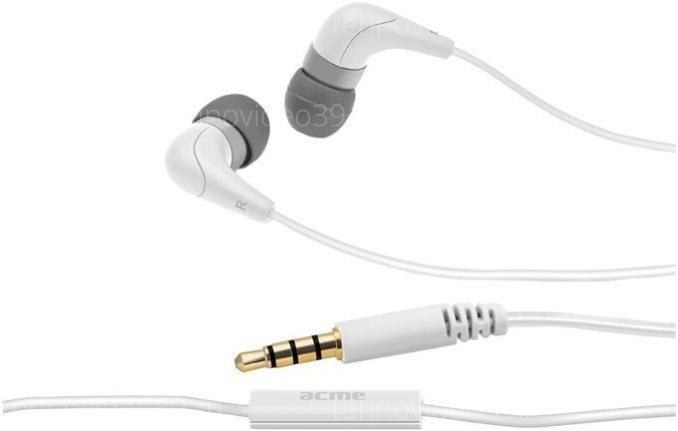 Наушники ACME HE15W Groovy in-ear headphones with mic купить по низкой цене в интернет-магазине ТехноВидео