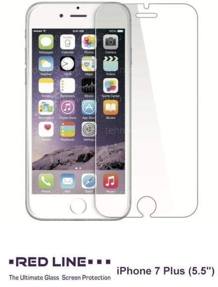 Защитное стекло для экрана Red Line для iphone 7 Plus (УТ000009673) купить по низкой цене в интернет-магазине ТехноВидео