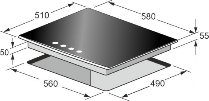 Газовая варочная поверхность Kaiser KCG 6387 Turbo