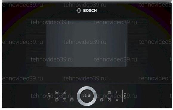 Встраиваемая микроволновая печь Bosch BFR634GB1 Serie 8 черный купить по низкой цене в интернет-магазине ТехноВидео