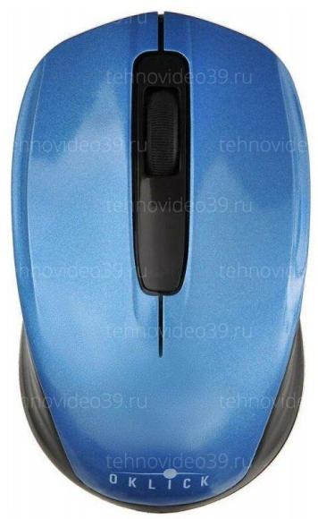 Мышь Оклик 475MW черный/синий оптическая (1200dpi) беспроводная USB (2but) купить по низкой цене в интернет-магазине ТехноВидео