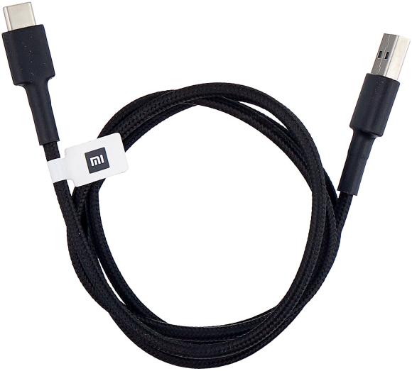 Кабель Xiaomi Mi USB-Type-C черный плетеный 1м (SJV4109GL) купить по низкой цене в интернет-магазине ТехноВидео