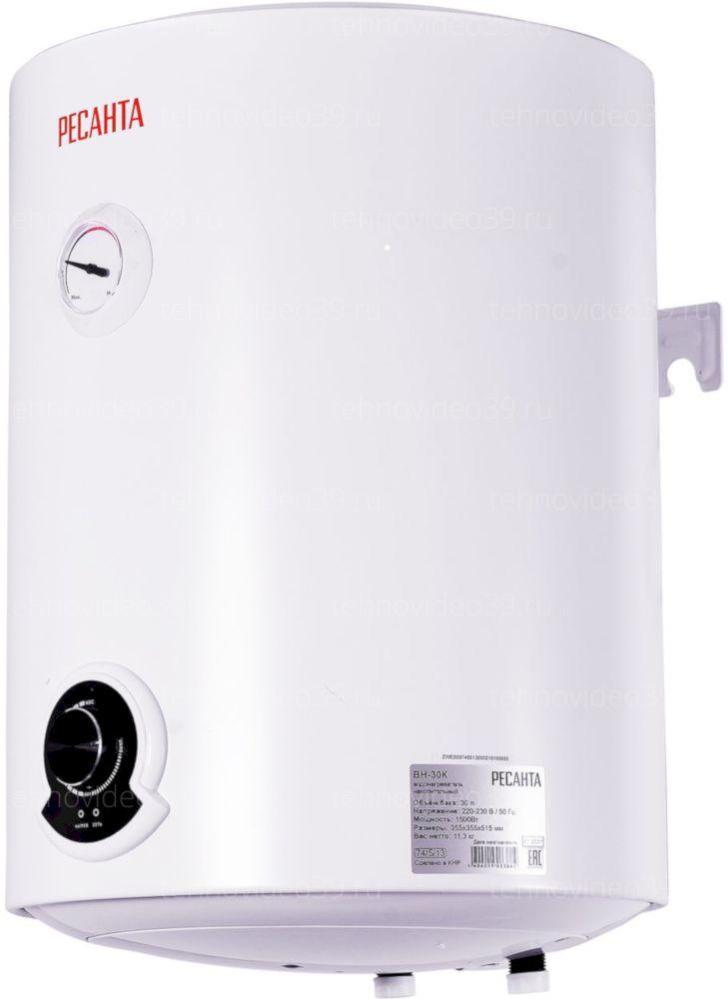 Водонагреватель накопительный круглый Ресанта ВН-30К (74/5/13) купить по низкой цене в интернет-магазине ТехноВидео