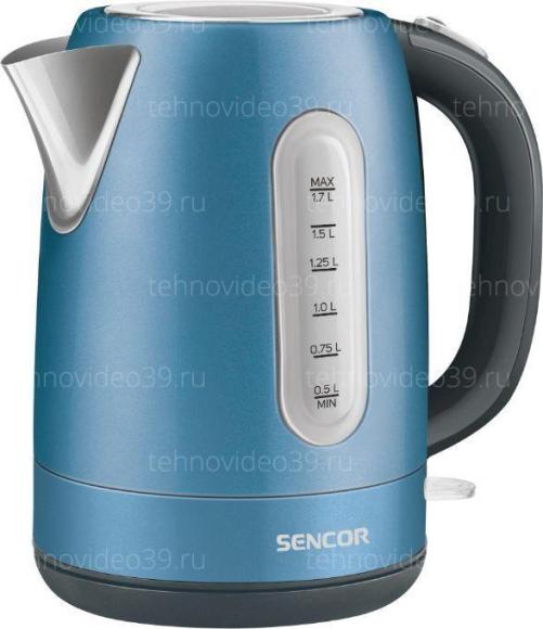 Электрический чайник Sencor SWK 1772 BL. синий купить по низкой цене в интернет-магазине ТехноВидео