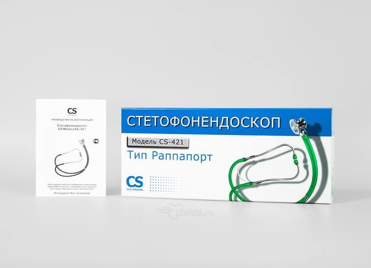 Стетофонендоскоп CS Medica CS-421 (зеленый)