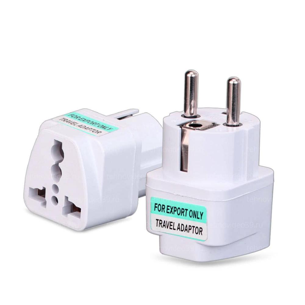 Переходник вилки на евророзетку купить по низкой цене в интернет-магазине ТехноВидео