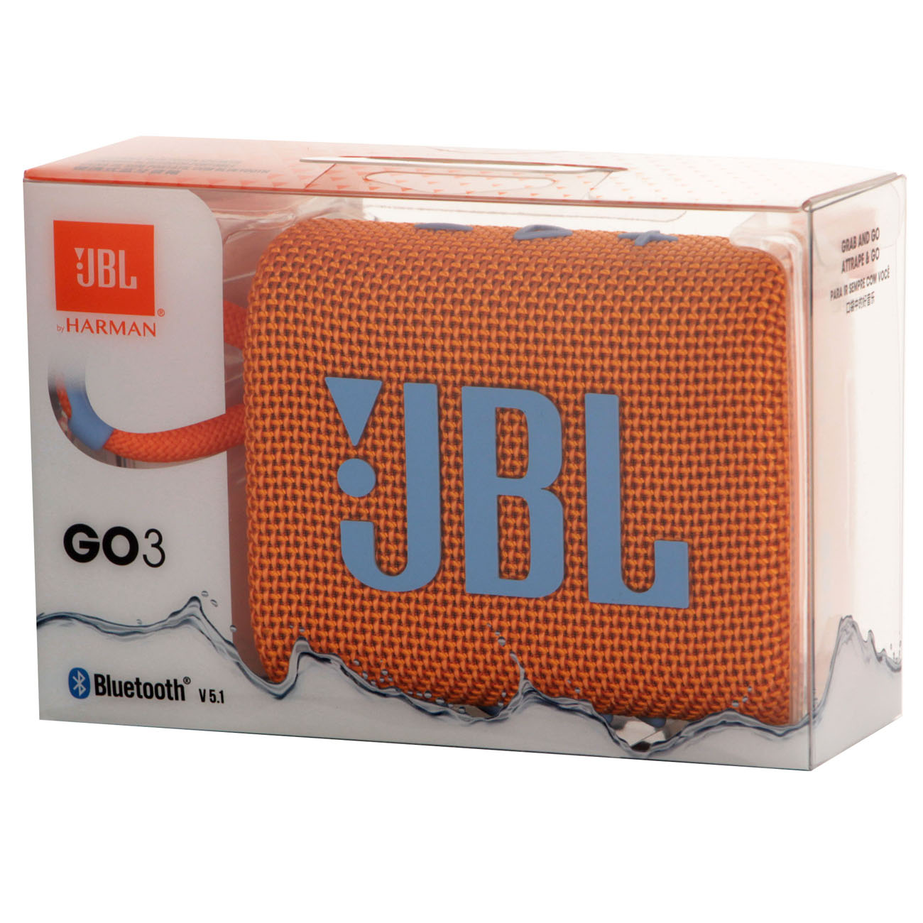 Портативная колонка JBL GO 3 Orange