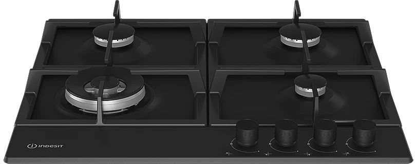 Газовая варочная поверхность Indesit THPM 642 WS/BL/I (Чёрный) (869890400260)