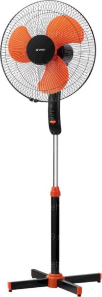 Вентилятор напольный Vitek VT-1926 Черно-Оранжевый купить по низкой цене в интернет-магазине ТехноВидео